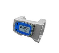 Ultrasonic Flowmeter Digital Liquid Flow Sensor Meter 1in/2in/2.5in/3in -Water Fuel(3inches)