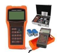 Ultrasonic Flowmeter - Portable Liquid Flow Meter with High Accuracy Transducer, Non-Contact Measurement, Built-In Data Logger, Industrial Use DN15-DN6000