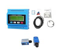 Ultrasonic Flowmeter, TUF-2000M Ultrasonic Water Flow Meter Flowmeter TS-2 TM-1(DN50~700mm) TL-1-HT(-30~160℃) High-Tem Sensor Module Digital Liquid Flowmeter,for Copper/PVC Pipe(Host plus TS-2)