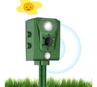 Ultrasonic Fox Repellent, Outdoor Cat Repellent, Wolf Deterrents,USB & Solar Powered, Waterproof Outdoor Animal Repeller Motion Sensor, for Squirrels Cats Dogs Rats