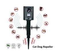Ultrasonic Garden Animal Repeller - Battery-Powered Cat, Dog & Pest Deterrent with Infrared Sensor, Weatherproof