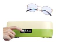 Ultrasonic Glasses Cleaner - Professional Ultrasonic Electric Necklace Cleaner,3-Mode Adjustable Portable Washer for Daily Travel Outdoor Teens Adults Jewelry Retainer Eyeglasses