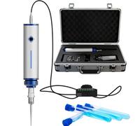 Ultrasonic Homogenizer, Lab Sonicator Processor, 0.1-300ML Processing Capacity, 5-200W Adjustable, Overload Protection for Biological and Chemical Sample Treatment