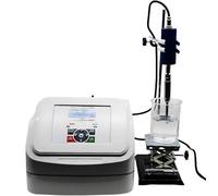 Ultrasonic Homogenizer Mixer, High Speed Lab Disperser Emulsifier, 800W Power, 20 kHz Frequency, 1S-99H Timer, 3mm Probe for Cell Disruption and Mixing