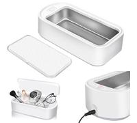 Ultrasonic Jewellry Cleaner, 48000Hz Ultrasonic Cleaning Machine, 650ml Clean Pod Sonic Cleaner for Jewelry Necklace Ring Glasses Watch Coins Denture Retainer