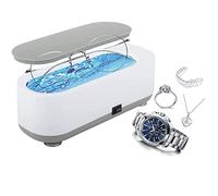 Ultrasonic Jewelry Cleaner, 250 ML, Portable, for Jewelry, Rings, Necklaces, Eyeglasses, Watches, Razors, Makeup Brushes, Coins, Toys