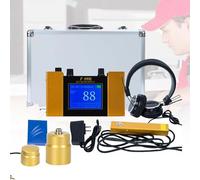 Ultrasonic Leak Detector for Water Pipes, Underground Leak Detection Device with Headset, LCD Display, Adjustable Frequency, Ideal for Fire Hose, Heating System, Plumbing Lines