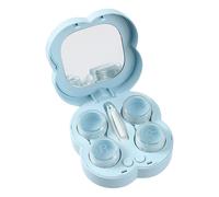 Ultrasonic Lens Cleaner - Ultrasonic Soft Lenses Cleaning Care | Daily Care Intelligent Cleaner Waterproof Solution Soak Case for Men Women Travel Commuting Business Trips