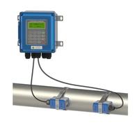 Ultrasonic Liquid Flow Meter RS485 TUF-2000B Digital Liquid Water Flow Control Meter Flowmeter Counter DN25mm-DN100mm Versatile Unit Options