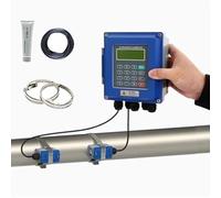 Ultrasonic Liquid Flow Meter with Portable Design and Fixed Clamp, for Water Supply, Chemical, and Energy Applications