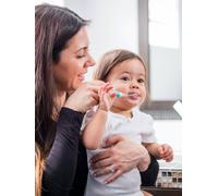 Ultrasonic Montessori Toothbrush, 2 Stages, Comes with Replacement Tip for Each Stage, SONÏK white