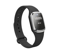 Ultrasonic Mosquito Repellent Bracelet Electronic Mosquito Repellent Wristband Watch with USB Charging Waterproof Travel Insect Repellent Bracelets for Kids Adults(Black-Digital Display)