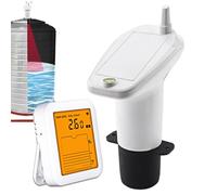 Ultrasonic Oil Tank Level Monitor, Liquid Water Tank Level Indicator, Multifunctional Detector Digital Display Meter, Gauge With Indoor Temperature Gauge For Cistern, Rainwater Tanks