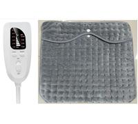 Ultrasonic Pattern Double-Layer Heating Foot Warmer, Navy Blue, British Standard
