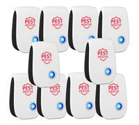 Ultrasonic Pest Control Repeller 10 Pack, Electronic Pest Repellent Plug in Indoor for Insect Roaches Spider Ant Mouse Repellent Indoor for Home Basement Attic Garage