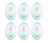 Ultrasonic Pest Repeller, Newest 6Pack Electronic Powerful Mouse Repellent Plug-in Pest Control For Bugs, Mosquito, Roach, Ant, Rodent, Mouse, Rat, Spider, Cockroach, Ants Etc Insect Repellent