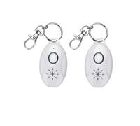 Ultrasonic Pest Repeller, Portable Outdoor Tick Repellent Electronic Pest Control Repellent Flea Rejection Tick Spiders Cockroach Bedbugs (2 Pack)