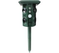 Ultrasonic Pest Repeller - Solar Powered Outdoor Animal Repellent with PIR Sensor to Keep Mice, Birds, Dogs, Cats, and Bats Away from Your Garden