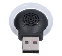 Ultrasonic Pest Repeller USB 3 Levels Intelligent Frequency Conversion Environmental Protection Mouse RepellerBlack
