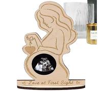 Ultrasonic Photo Frame | Ultrasonic Photo Frame for Pregnant Mother Belly - Sonogram Picture Frame, Pregnancy Announcement Frame for Ultrasound Scan