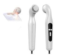 Ultrasonic Physiotherapy Device, 3 Speeds Ultrasonic Massager with Deep Massage 27 cm, Timing, Constant 42°C, for Relieving Pain Caused by Muscle Injury and Pain (White)