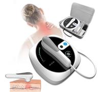 Ultrasonic Physiotherapy Machine, Hand-Held 1MHz Ultrasound Therapy Device with Touch Buttons and 30-Minute Timer for Pain Relief and Muscle Healing