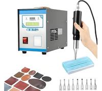 Ultrasonic Plastic Welder, Handheld Spot Portable Welding Machine, Time: 0.01-9.99 S,for Electronics, Auto Repair, and Crafts