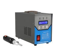 Ultrasonic Plastic Welding Machine 1000W 28KHz with 1Pcs Welding Heads Portable Handheld High Frequency Plastic Spot Welding Machine for ABS PP PE (AC220V)