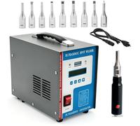 Ultrasonic Plastic Welding Machine 28KHz 700W Handheld Spot Welder | Portable Welder Ultrasonic Plastic Welder, with 10 Welding Heads & Adjustable Frequency For ABS PP PVC Fabric Leather