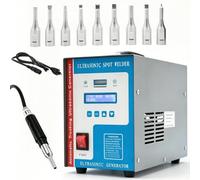 Ultrasonic Plastic Welding Machine 700W 28KHz, Ultrasonic Spot Welder | Professional Handheld Plastic Welder, with 10 Welding Heads & Adjustable Frequency For ABS PP PVC Fabric Leather