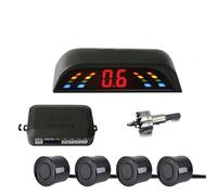 Ultrasonic Radar Wireless Car Auto Parktronic Parking Sensor With 4 Reverse Backup Radar Monitor Detector Systems Display Front Rear Distance Detection
