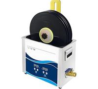 Ultrasonic Record Cleaner, 6.5L Vinyl Record Cleaning, Record Cleaner, Adjustable Temperature and Timing, Automatic Rotation to Professionally Clean and Protect Your Records
