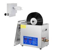 Ultrasonic Record Cleaner - Double-Sided Heated Machine for Vinyl Maintenance and Stain Removal with Auto-Rotating Function