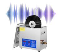 Ultrasonic Record Cleaner Kit, 180W Cleaning System, Cleans Up To 8 Records Simultaneously, Ideal for Home and Store Use