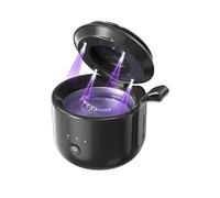 Ultrasonic Retainer Cleaner, 45kHz Rechargeable Cordless Denture Cleaner Portable Cleaning Machine for Dentures, Mouth Guards, NightGuards, Aligners, Jewelry, Toothbrush Heads