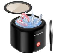 Ultrasonic Retainer Cleaner, 45kHz Ultrasonic Dental Cleaner Machine, Portable Ultrasonic Cleaner for Dentures, Retainer, Mouthguard, Aligner, Whitening Trays