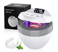 Ultrasonic Retainer Cleaner, Denture Cleaner for Dental Appliances, 200ML