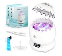Ultrasonic Retainer Cleaner Machine - 180ML/45kHz Ultrasonic Dental Cleaner, Portable Ultrasonic Jewellery Cleaner for Dentures, Retainer, Mouth Guards, Aligner, Night Guard, Braces