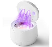 Ultrasonic Retainer Cleaner Machine, 45kHz Dental Cleaning Pod with LED Digital Timer for Dentures, Aligner, Braces, Toothbrush Heads, Jewelry,200ML Capacity