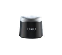 Ultrasonic Retainer Cleaner with UV Sterilization - Professional Cleaning Machine for Dentures, Aligners, Mouth Guards & Jewelry | Portable & Efficient (Black)