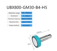 Ultrasonic sensor detection range 8000mm 24VDC GM30 NPN PNP non-contact liquid level detection proximity sensor induction switch(UBX800-GM30-B4-H5)