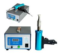 Ultrasonic Spot Welder, Digital Frequency Tracking Ultrasonic Spot Welder, Time Power Adjustable, Ac Ultrasonic Welding Equipment for ABS, PP, PE, PC, PUC, PMMA, PS, PPS, PBT, PETG and Other Plastics