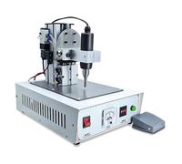 Ultrasonic Spot Welder, Pneumatic Plastic Welder with Pedal, Automatic Solenoid Valve and Oil-Water Filter for Non-Woven and Nylon Fabrics