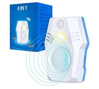 Ultrasonic Squirrel Repeller, Mouse Squirrel Plug in Repellent, Electronic Repeller, Repel Rodents, Mice, Rats, Squirrels, White