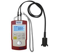 Ultrasonic Thickness Gauge 0,8-250 mm, read, mm/inch, for Fe and Ne-materials, res. 0,01@0,8-99,99 mm, res. 0,1@100-250 mm,5 MHz standard transducer, velocity rate 1000-9999 m/s,for various Materials, LCD,40 data memory,CE,with operation manual, incl.coupling paste, carrying case (2x1,5V AA ) Alkali Mangan battery IATA DGR A123 "Not Restricted"