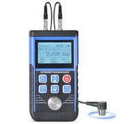 Ultrasonic Thickness Gauge, 0.8~500mm Coating Thickness Gauge, Paint Thickness Gauge for Car, Colour Depth Detector, Backlight LCD Display