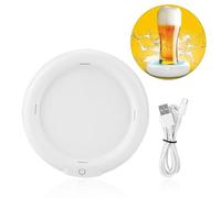 Ultrasonic Vibration Beer Foamer, Ultrasonic Beer Bubbler, with Built-in 1800mah Lithium Battery, for Family Gatherings, Business Meetings and Bars