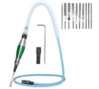 Ultrasonic Vibration Micro Air Grinder Pencil Style Reciprocating Oscillating File Pneumatic Polishing Tool, 1/8 inch, 35000RPM
