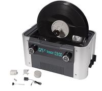 Ultrasonic Vinyl Record Cleaner Kit - 49kHz High-Frequency Cleaning System with Automatic Drying & Air Circulation for Optimal Album Care