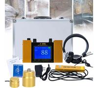Ultrasonic Water Leak Detector with Geophone Sensor, Underground Plumbing Leak Detection Device, Adjustable 4-Level Frequency, LCD Display & Headphones for Indoor Outdoor Pipes
